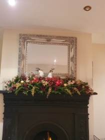 Christmas Mantle Piece Florist Choice